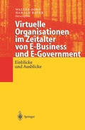 Cover: Virtuelle Organisationen im Zeitalter von E-Business und E-Government - Springer