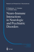 Cover: Neuro-Immune Interactions in Neurologic and Psychiatric Disorders - Springer