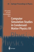 Cover: Computer Simulation Studies in Condensed-Matter Physics XII - Springer