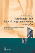 Cover: Forschungs- und Entwicklungsmanagement 2000plus - Springer
