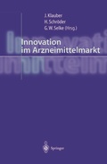 Cover: Innovation im Arzneimittelmarkt - Springer