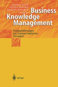 Enlarge image Cover: Business Knowledge Management - Springer