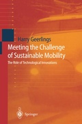 Cover: Meeting the Challenge of Sustainable Mobility - Springer
