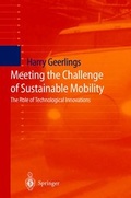 Cover: Meeting the Challenge of Sustainable Mobility - Springer