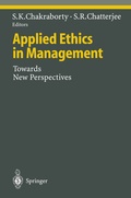 Cover: Applied Ethics in Management - Springer