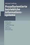 Cover: Proze&szlig;orientierte betriebliche Informationssysteme - Springer