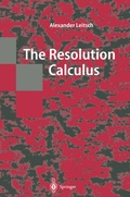 Cover: The Resolution Calculus - Springer
