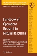 Cover: Handbook of Operations Research in Natural Resources - Springer
