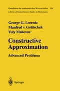 Cover: Constructive Approximation - Springer