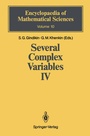 Cover: Several Complex Variables IV - Springer