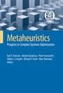 Cover: Metaheuristics - Springer