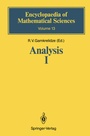 Cover: Analysis I - Springer
