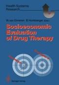 Cover: Socioeconomic Evaluation of Drug Therapy - Springer