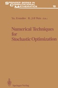 Cover: Numerical Techniques for Stochastic Optimization - Springer