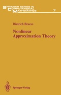 Cover: Nonlinear Approximation Theory - Springer