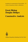 Cover: Constructive Analysis - Springer