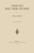 Cover: &Uuml;ber den Bau der Atome - Springer