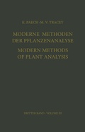 Cover: Moderne Methoden der Pflanzenanalyse / Modern Methods of Plant Analysis - Springer