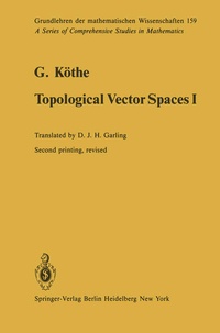 Enlarge image Cover: Topological Vector Spaces I - Springer