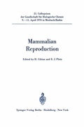 Cover: Mammalian Reproduction - Springer