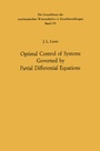 Cover: Optimal Control of Systems Governed by Partial Differential Equations - Springer