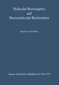 Cover: Molecular Bioenergetics and Macromolecular Biochemistry - Springer