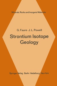 Enlarge image Cover: Strontium Isotope Geology - Springer
