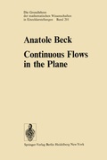 Cover: Continuous Flows in the Plane - Springer