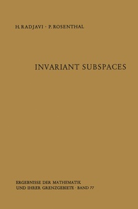 Enlarge image Cover: Invariant Subspaces - Springer