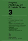 Cover: Progress in Molecular and Subcellular Biology 3 - Springer