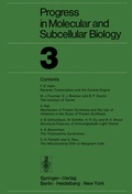 Cover: Progress in Molecular and Subcellular Biology 3 - Springer