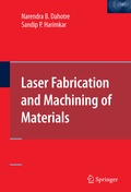 Cover: Laser Fabrication and Machining of Materials - Springer