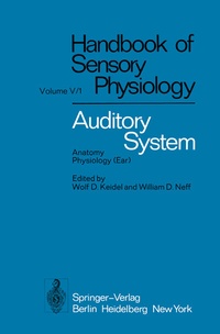 Enlarge image Cover: Auditory System - Springer