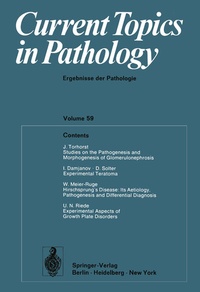 Enlarge image Cover: Current Topics in Pathology - Springer