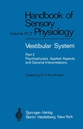 Cover: Vestibular System Part 2: Psychophysics, Applied Aspects and General Interpretations - Springer