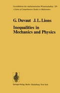 Cover: Inequalities in Mechanics and Physics - Springer