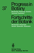 Cover: Progress in Botany / Fortschritte der Botanik - Springer