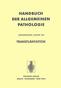 Enlarge image Cover: Transplantation - Springer