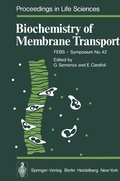 Cover: Biochemistry of Membrane Transport - Springer