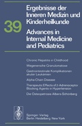 Cover: Ergebnisse der Inneren Medizin und Kinderheilkunde/Advances in Internal Medicine and Pediatrics - Springer