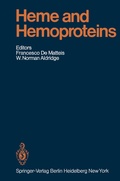 Cover: Heme and Hemoproteins - Springer