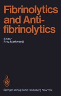 Cover: Fibrinolytics and Antifibrinolytics - Springer