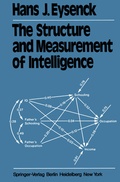 Cover: The Structure and Measurement of Intelligence - Springer