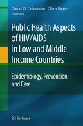 Cover: Public Health Aspects of HIV/AIDS in Low and Middle Income Countries - Springer