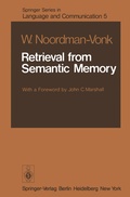 Cover: Retrieval from Semantic Memory - Springer