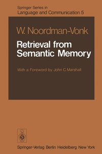 Enlarge image Cover: Retrieval from Semantic Memory - Springer