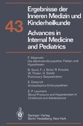 Cover: Advances in Internal Medicine and Pediatrics/Ergebnisse der Inneren Medizin und Kinderheilkunde - Springer