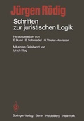 Cover: Schriften zur juristischen Logik - Springer
