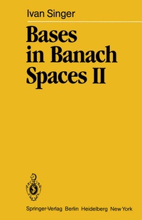 Enlarge image Cover: Bases in Banach Spaces II - Springer