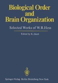 Enlarge image Cover: Biological Order and Brain Organization - Springer